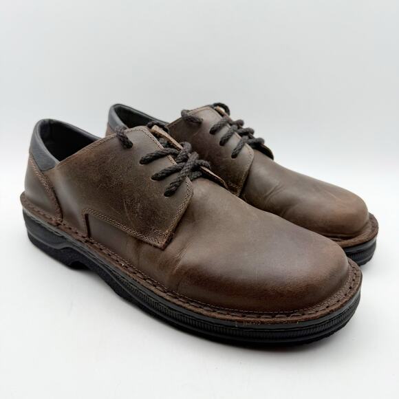 Naot Mens Denali Oxford Shoes EU 42 US 9 Brown Leather Lace Up NIB main image 6